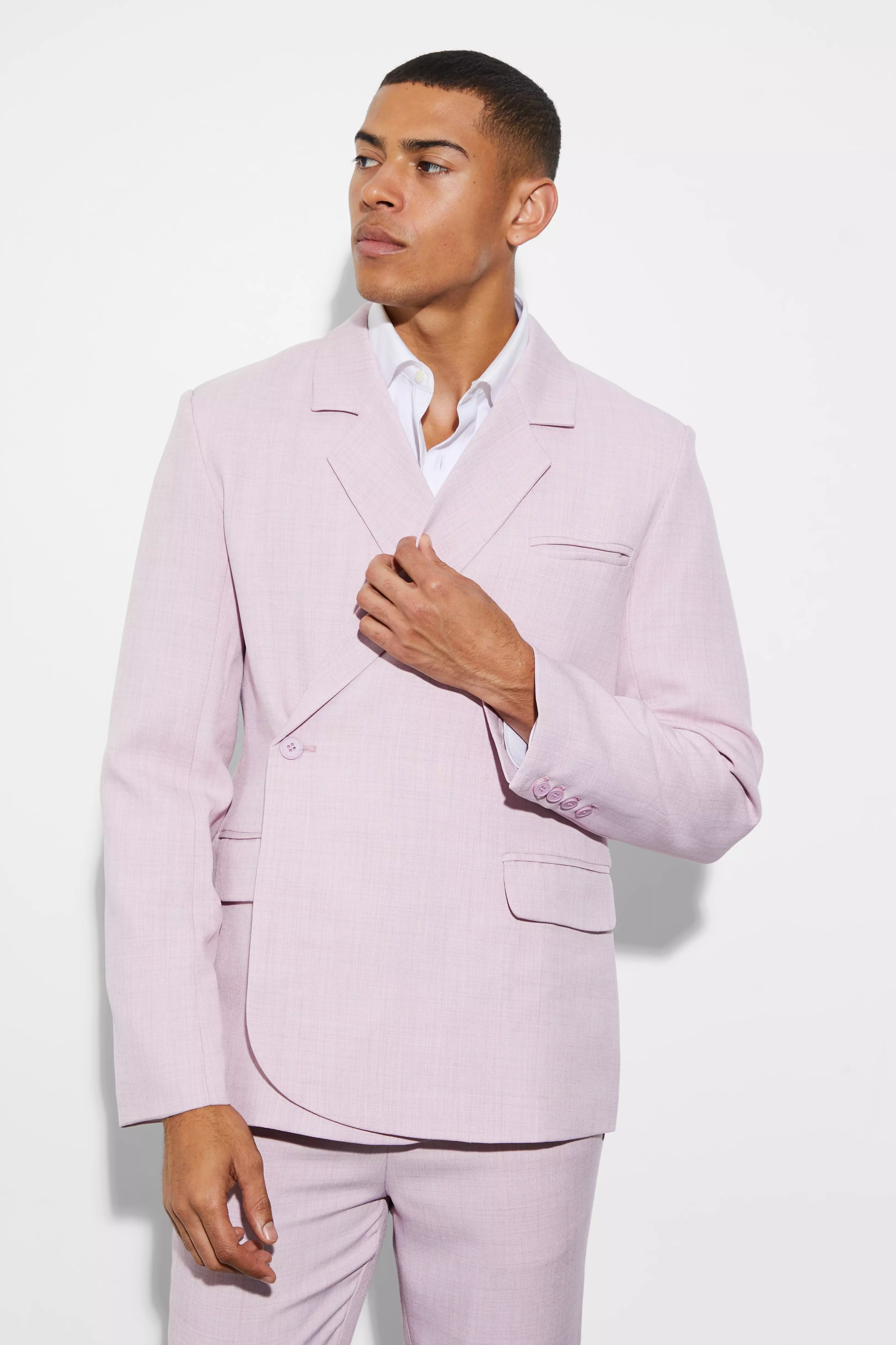 Light pink 2024 suit jacket